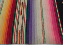 Rainbow Saltillo Sarape - 6'3 x 7'