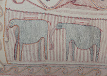 Three Elephant Kantha - 2'9 x 3'9