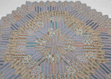 Vintage Hexagonal N American Quilt - 5'4 x 5'6