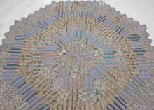 Vintage Hexagonal N American Quilt - 5'4 x 5'6
