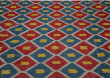 Silk Uzbek Ikat - 4'11 x 6'7