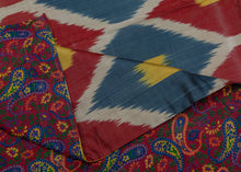 Silk Uzbek Ikat - 4'11 x 6'7