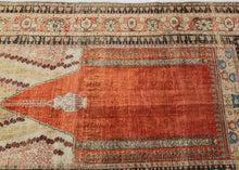 Antique Silk Tabriz - 3'10 x 6'5