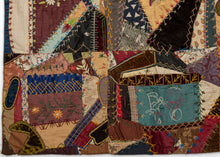 Exceptional Victorian Era "1889" Crazy Quilt - 4'10 x 5'1