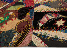 Exceptional Victorian Era "1889" Crazy Quilt - 4'10 x 5'1