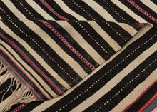 Midcentury Moroccan Shawl - 3'10 x 6'4