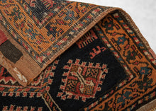 Vintage Qashqa'i Bag Face - 1'7 x 1'10