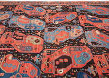 1980s Azeri Rug with Natural Dyes - 10' x 13'8