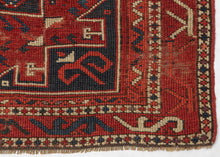 19th Century Antique Bergama Rug - 3'4 x 3'6