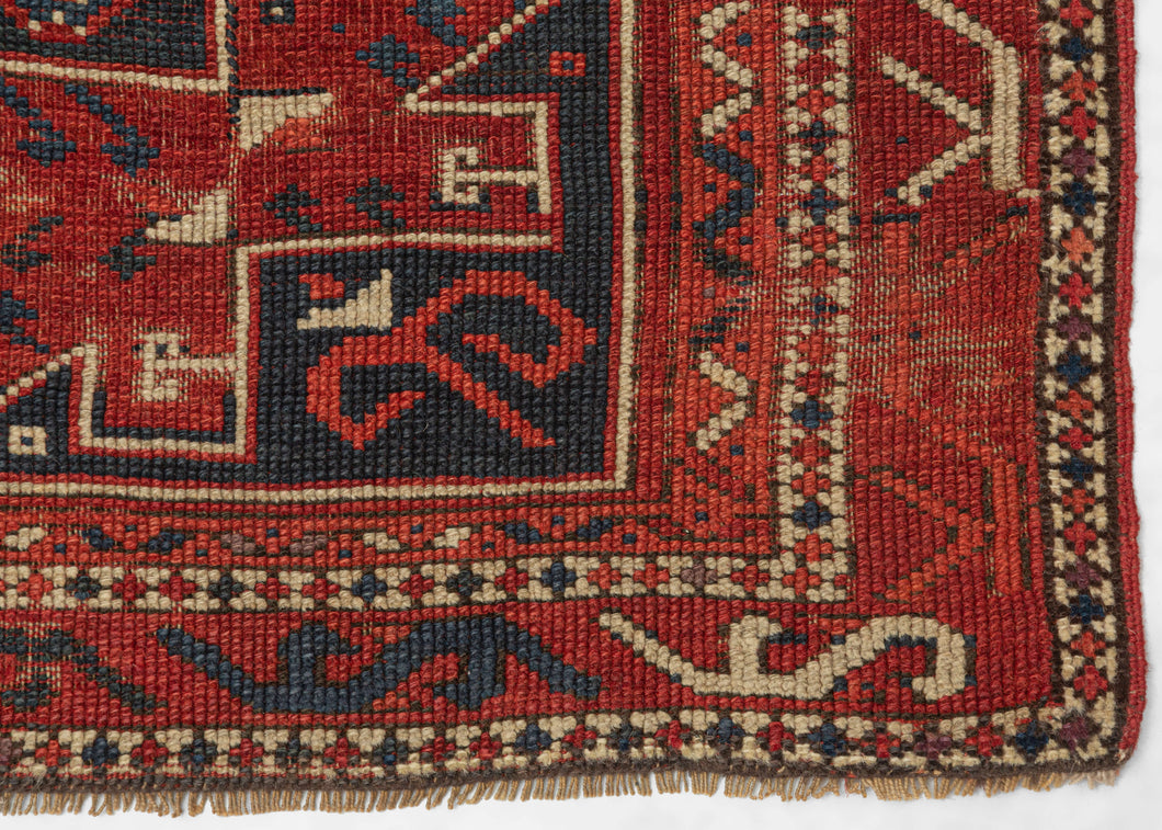 19th Century Antique Bergama Rug - 3'4 x 3'6 – HEIRLOOM