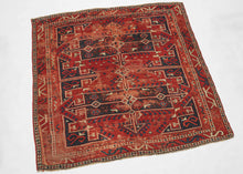 19th Century Antique Bergama Rug - 3'4 x 3'6