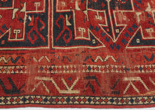 19th Century Antique Bergama Rug - 3'4 x 3'6