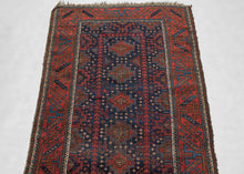 Vibrant Antique Baluch Rug - 2'10 x 4'5