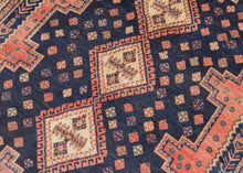 Vintage Sirjan Afshar Rug - 4’8 x 6’2