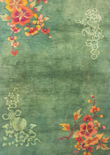 Antique Green Deco Rug
