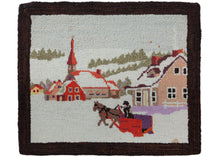 Quebec Hooked Rug - 1' x 1'10