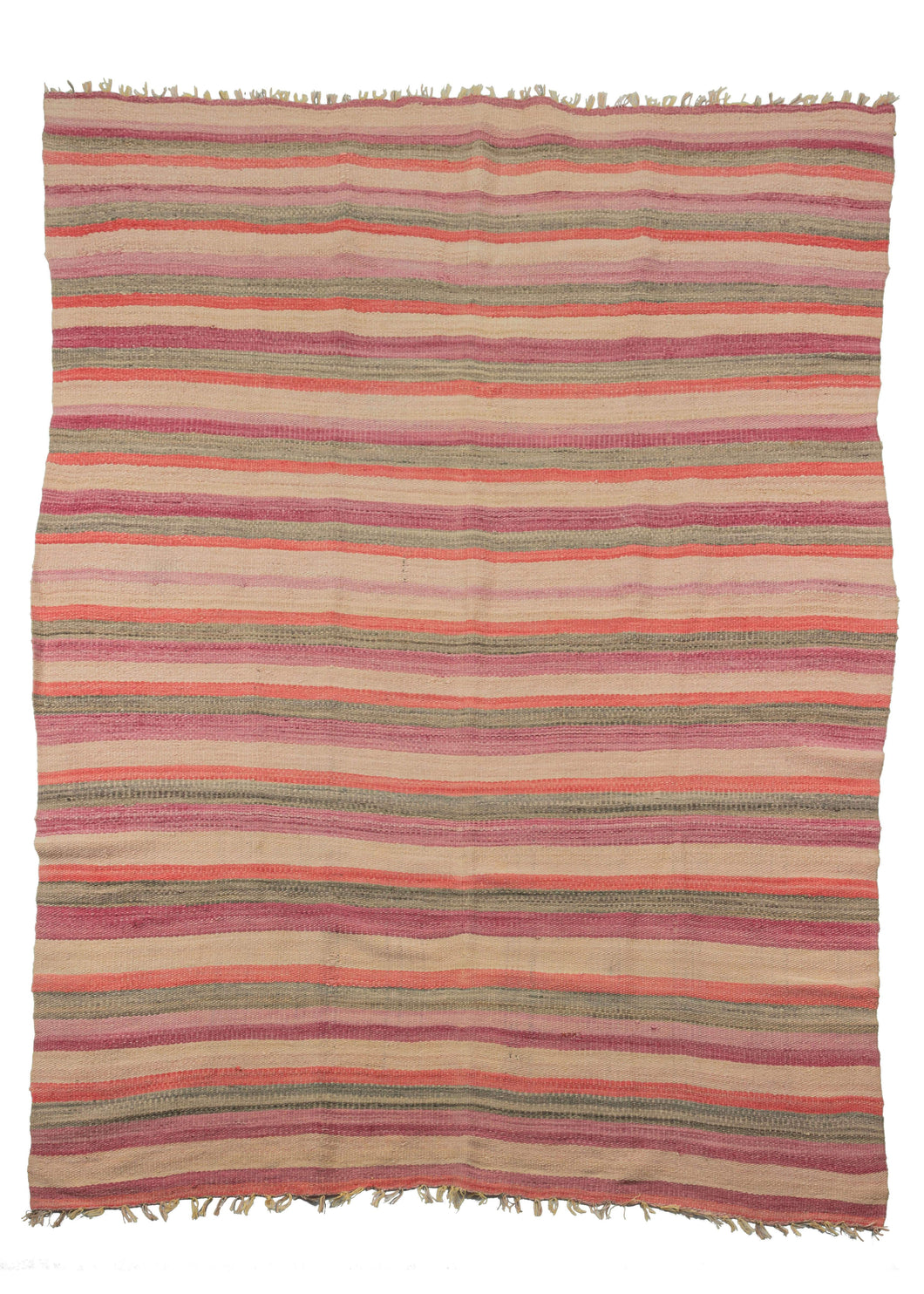 Banded Rio Grande Blanket - 4'6 x 6'1