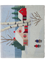 Quebec Hooked Rug - 1' x 1'10