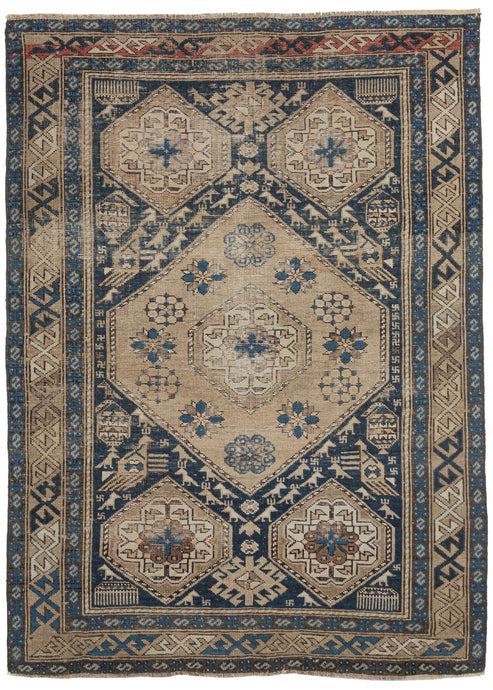 Antique Caucasian Shirvan - 2'10 x 4'