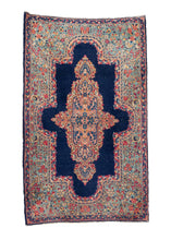 Small Mid Century Kerman Rug - 2'11 x 4'10