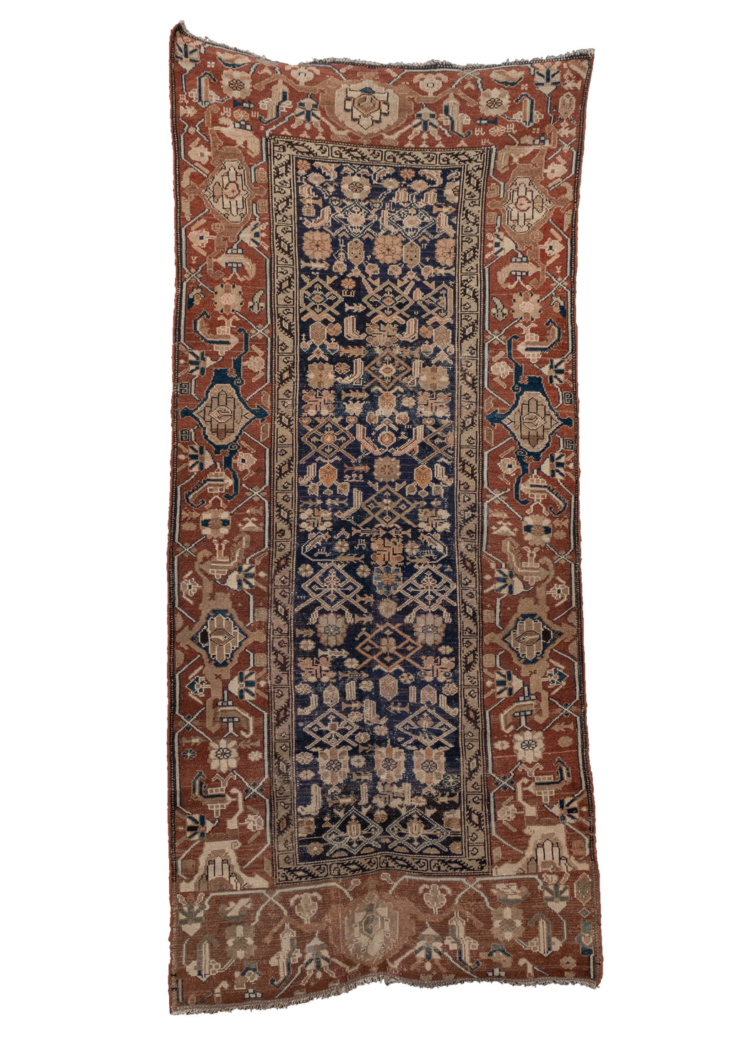 West Persian Malayer Rug - 3'3 x 7'4