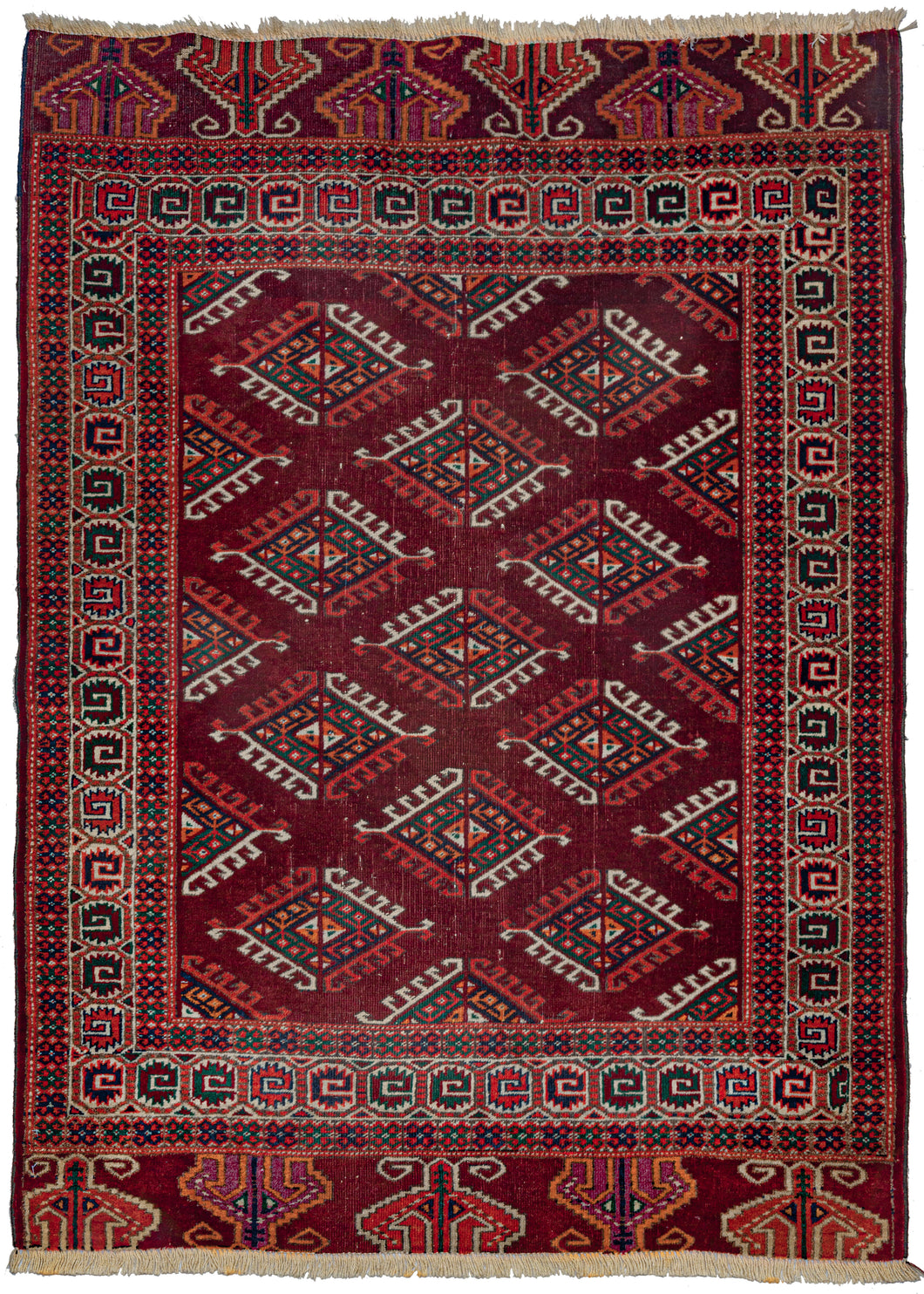 Midcentury Yomud Turkmen Rug - 3'3 x 4'9 – HEIRLOOM