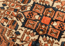 Antique Afshar Rug - 5'1 x 6'1