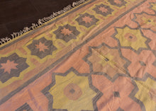 Vintage Indian Dhurrie - 12'1 x 15'3