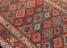 Antique 19th Century Kurdish Rug - 4' x 7'3