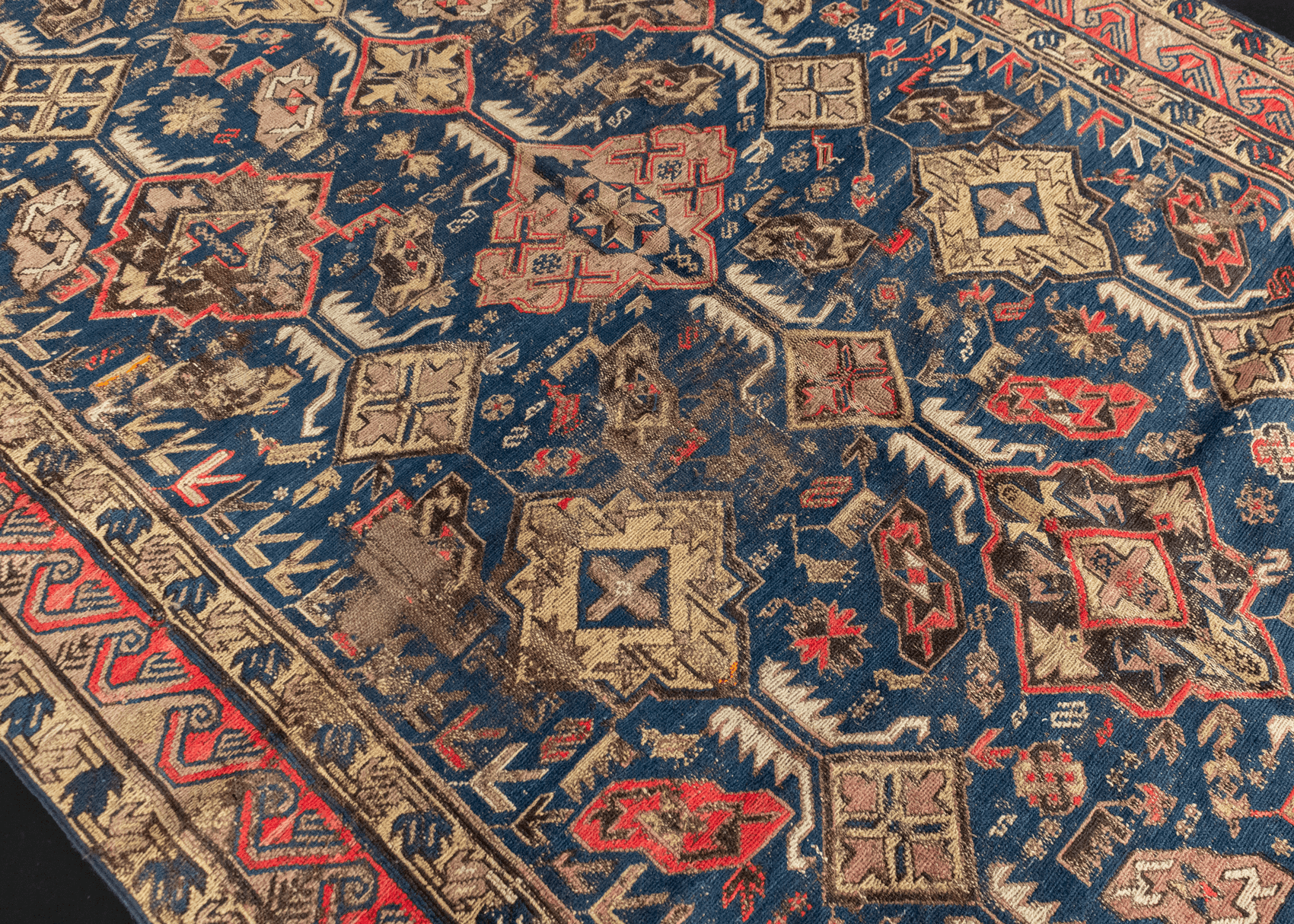 Caucasian Soumak Rug 4'7 x 7'9 HEIRLOOM