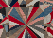 Vintage Maine Crazy Quilt - 5'7 x 6'7