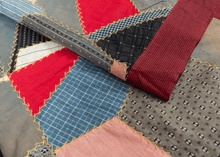Vintage Maine Crazy Quilt - 5'7 x 6'7