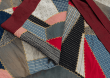 Vintage Maine Crazy Quilt - 5'7 x 6'7