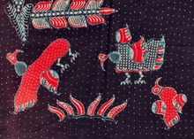 Vintage Javanese Batik Skirtcloth - 3'1 x 6'