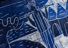 West African Cotton Batik - 2'5 x 2'7