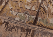 Vintage Polish Tapestry by Bożena Bieniowska - 2'7 x 3'3