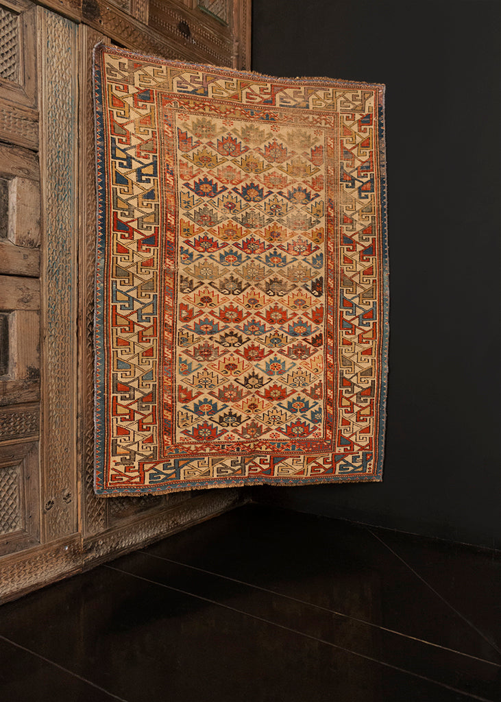 Antique Shirvan Rug - 3'1 x 4'1