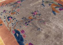 Chinese Deco Rug with Rooster Design - 8' x 9'8