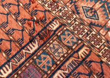 Turkmen Ensi Rug - 4'4 x 5'9
