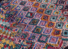 Vintage Moroccan Boucherouite Rug - 4'6 x 6'10