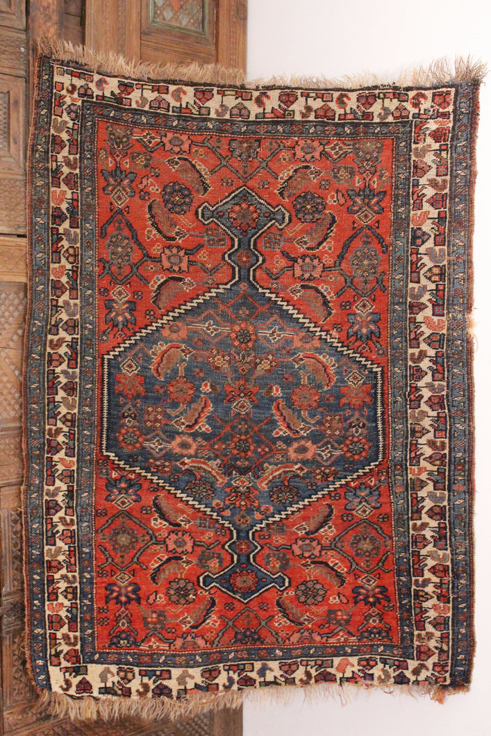 Antique Malayer Rug - 3'1 x 4'2