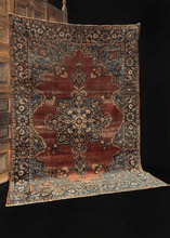 Antique Yazd Rug - 5'10 x 8'6