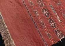 Vintage Turkmen Sumak Kilim Rug - 2'11 x 3'6