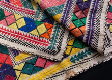 Vintage Hazara Prayer Cloth - 12" x 12"