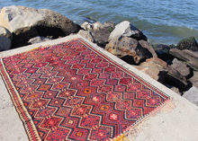 Mid Century Turkish Kilim - 5'2 x 7'5