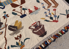 Contemporary Shiraz Kilim - 5'8 x 7'8
