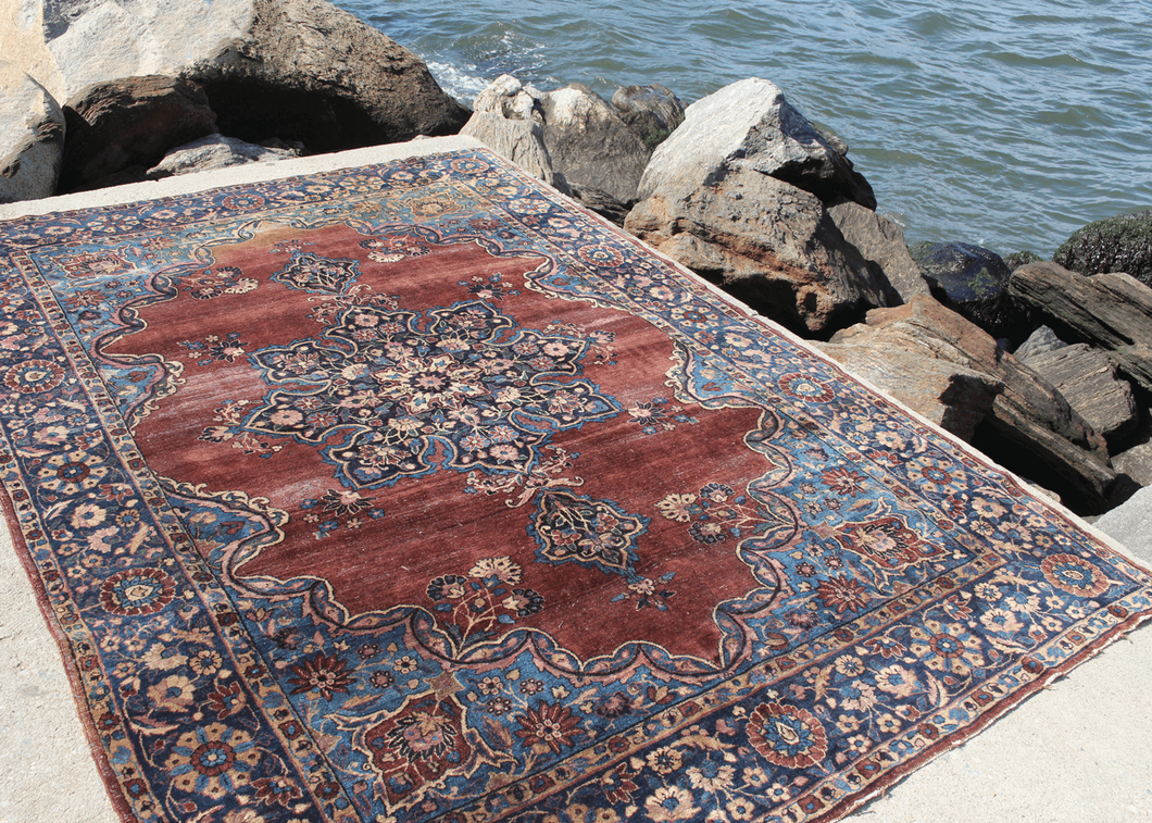 Antique Yazd Rug - 5'10 x 8'6 – HEIRLOOM