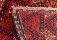 Antique Yomut Turkmen Horse Trapping - 4'5 x 4'8