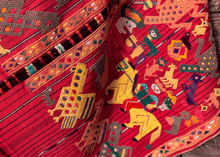 Vintage Guatemalan Textile - 2'8 x 3
