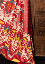 Silk Uzbeki Ikat - 4'11 x 6'7